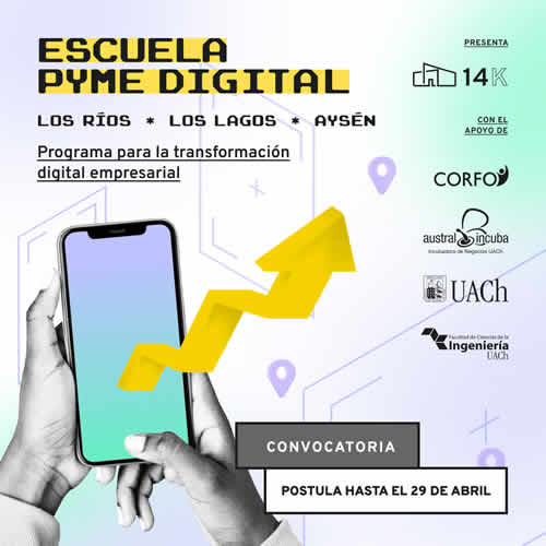 Escuela Pyme Digital, un programa para empresas de Los Ríos, Los Lagos y Aysén
