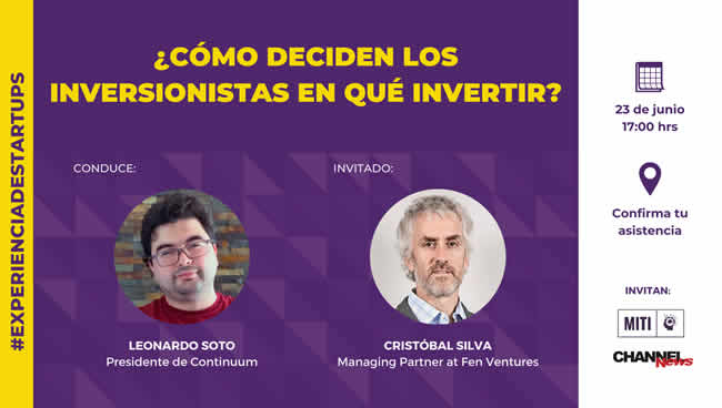 MITI Chile te invita al webinar “¿Cómo deciden los inversionistas en qué invertir?”