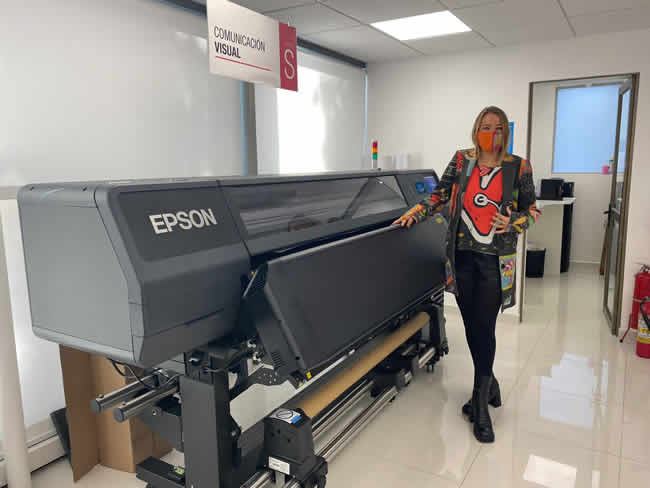 La tecnología de Epson es clave en el proceso creativo de Renate Neumann