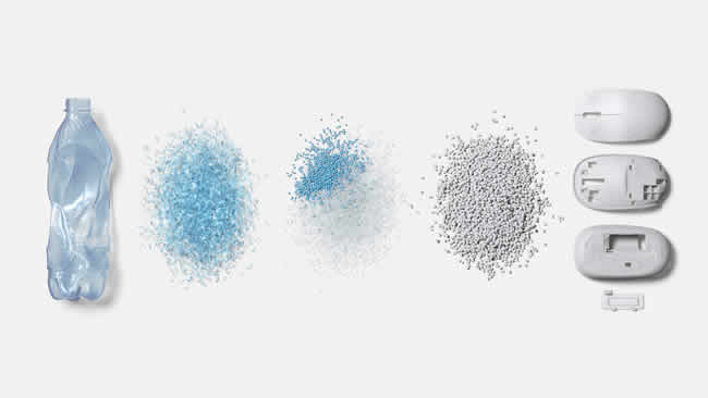 Ya está en Chile el nuevo mouse de Microsoft con plástico reciclado del océano