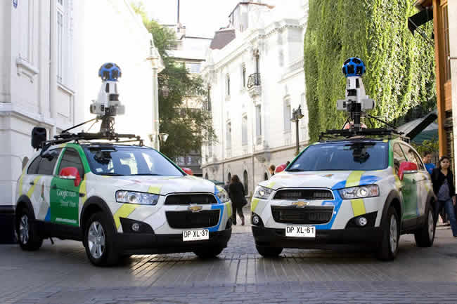 Google Street View cumple 10 años desde su llegada a Chile