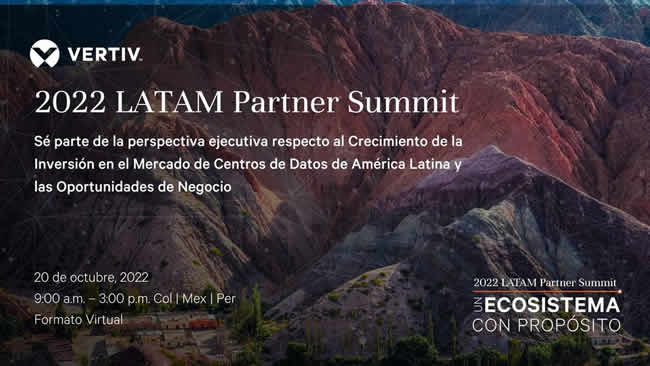 Vertiv anuncia la fecha de su evento Latam Partner Summit 2022