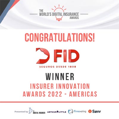 FID Seguros gana el primer lugar en “The World´s Digital Insurer Awards- América 2022”
