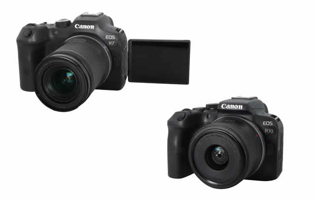 Canon trae a Chile sus nuevas cámaras R7 y R10 con sensor APS-C