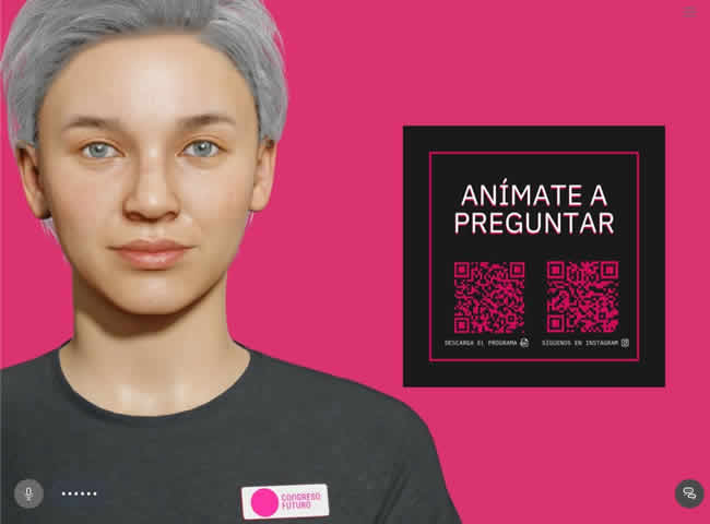 IBM y Soul Machines presentan un asistente digital en el XII Congreso Futuro