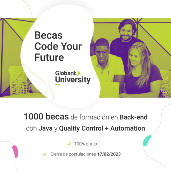 Globant entregará mil becas para personas interesadas en carreras de tecnología