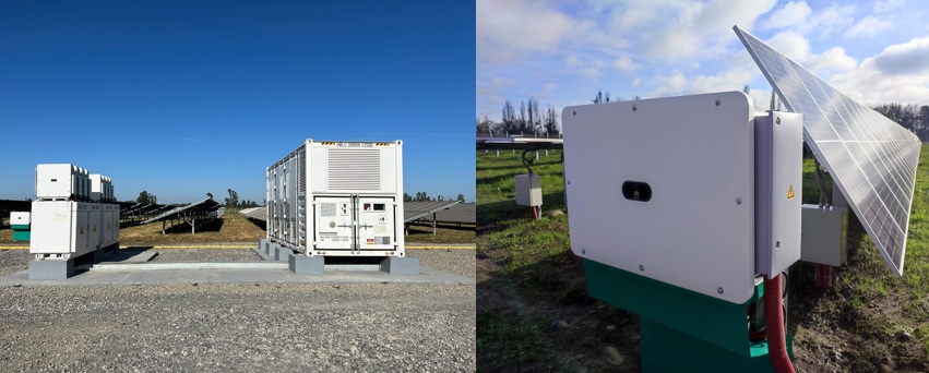 Inauguran 1ª planta fotovoltaica PMGD con almacenamiento de baterías de litio conectada a distribución en Chile