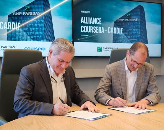 Coursera y BNP Paribas Cardif renuevan alianza para mejorar educación digital