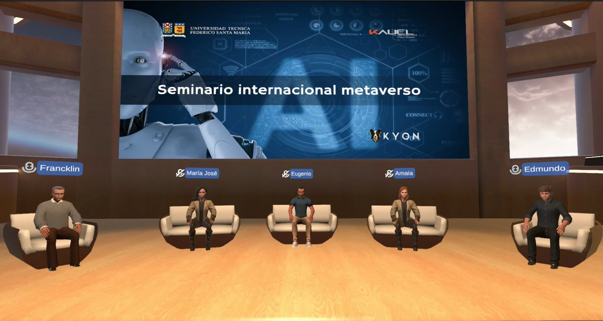 Primer seminario de la USM en el metaverso