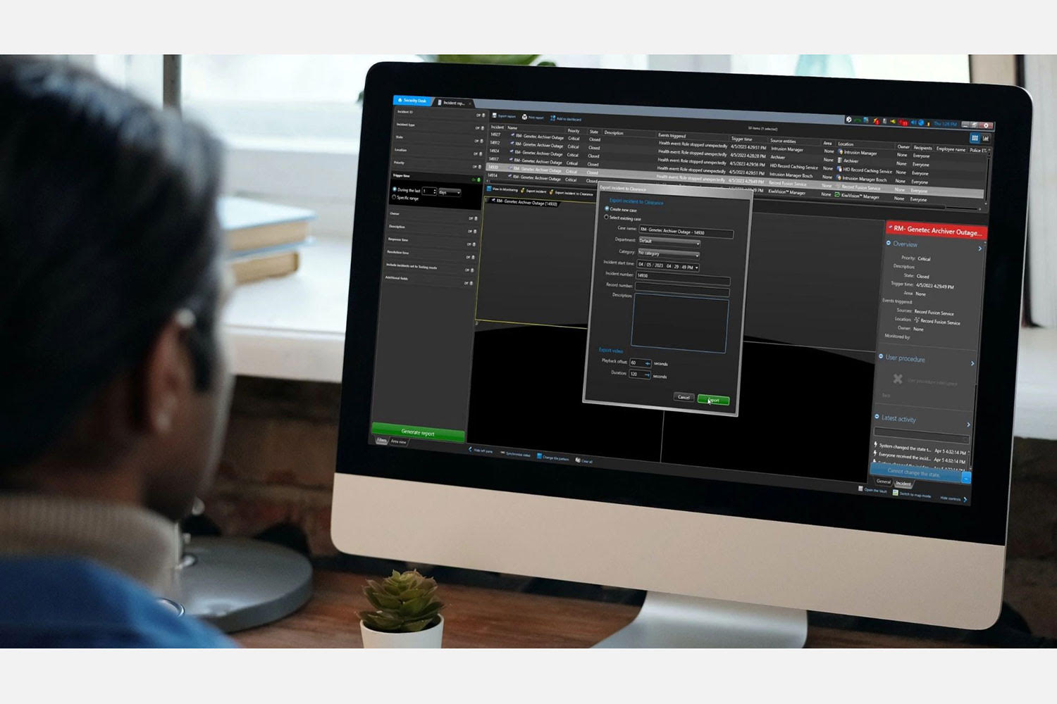 Genetec facilita pasar sin problemas de la respuesta a incidentes a las investigaciones